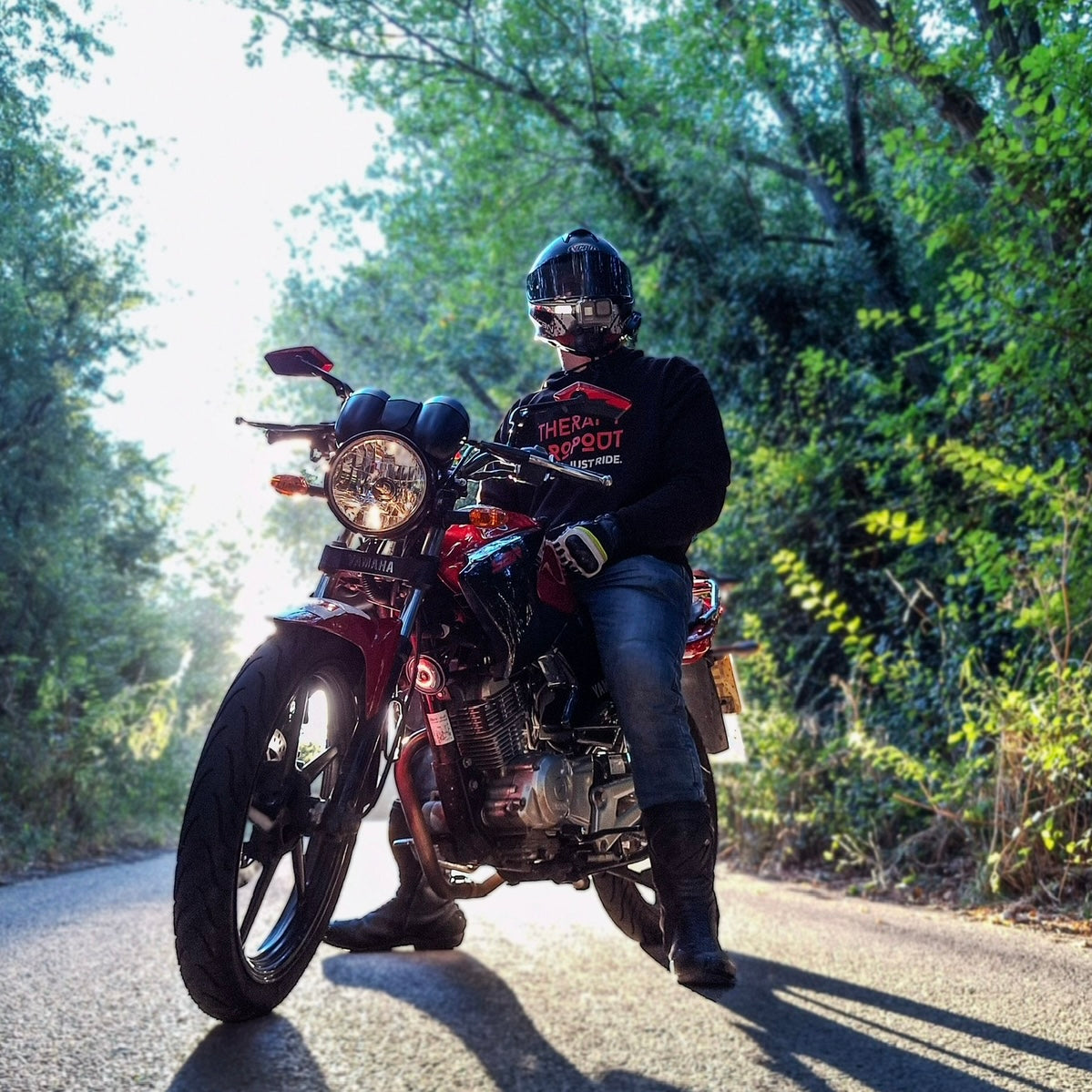 Therapy Dropout Biker Hoodie