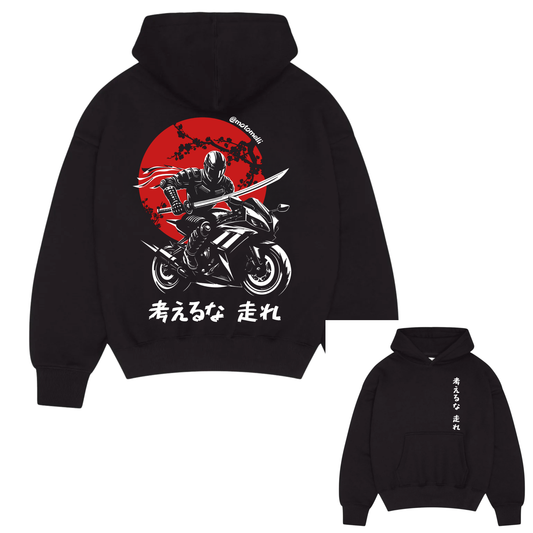Graphic Japanese Biker Hoodie