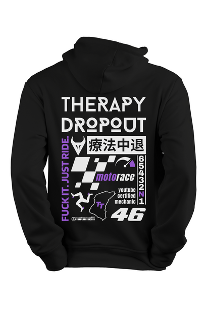 The Original Hoodie with Purple Accent