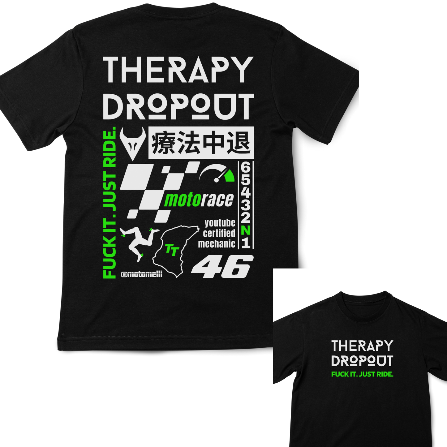 The Original T-Shirt with Kawasaki Green